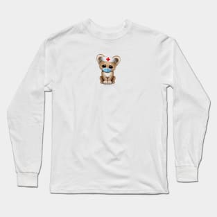 Cute Lion Cub Nurse Long Sleeve T-Shirt